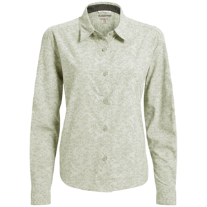 Dámská košile Craghoppers NosiLife Arona Long Sleeved Shirt Velikost: XL / Barva: zelená