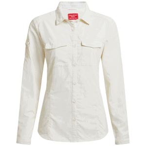 Dámská košile Craghoppers NosiLife Adventure Long Sleeved Shirt III Velikost: S / Barva: béžová