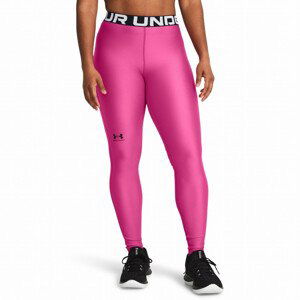 Dámské legíny Under Armour HG Authentics Legging Velikost: S / Barva: růžová/černá