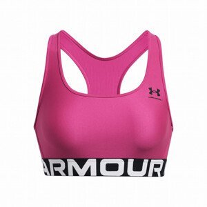 Podprsenka Under Armour HG Authentics Mid Branded Velikost: L / Barva: růžová/černá