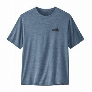 Pánské triko Patagonia M's Cap Cool Daily Graphic Shirt Velikost: M / Barva: modrá
