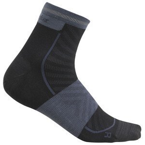 Pánské ponožky Icebreaker Men Merino Run+ Ultralight Mini Velikost ponožek: L / Barva: černá