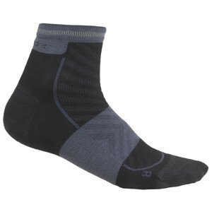 Dámské ponožky Icebreaker Women Merino Run+ Ultralight Mini Velikost ponožek: L / Barva: černá