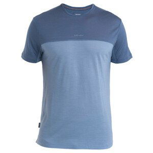 Pánské funkční triko Icebreaker Men Merino 125 Cool-Lite™ Sphere III SS Tee Colour Block Velikost: XL / Barva: modrá