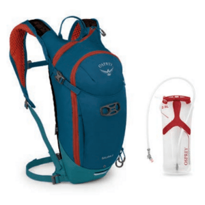 Cyklistický batoh Osprey Salida 8L Velikost zad batohu: regular / Barva: modrá