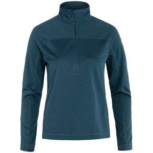 Dámská mikina Fjällräven Abisko Lite Fleece Half Zip W Velikost: L / Barva: modrá