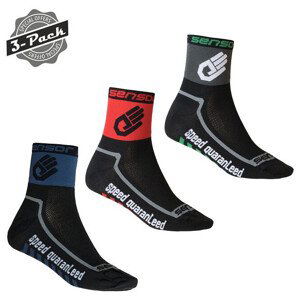 Ponožky Sensor 3-Pack Race Lite Hand Velikost ponožek: 43-46 / Barva: černá