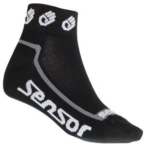 Ponožky Sensor Race Lite Small Hands Velikost ponožek: 39-42 / Barva: černá/bílá