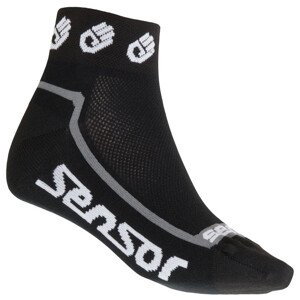 Ponožky Sensor Race Lite Small Hands Velikost ponožek: 43-46 / Barva: černá/bílá