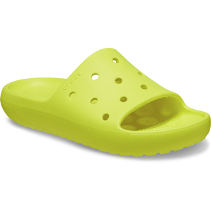 Pantofle Crocs Classic Slide v2 Velikost bot (EU): 39-40 / Barva: zelená