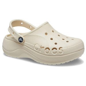 Dámské pantofle Crocs Baya Platform Clog Velikost bot (EU): 41-42 / Barva: bílá