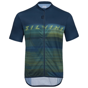 Pánský cyklistický dres Silvini Turano Velikost: M / Barva: modrá/zelená