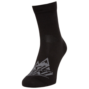 Cyklistické ponožky Silvini Orino Velikost ponožek: 42-44 / Barva: černá