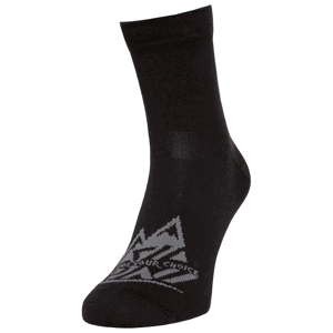 Cyklistické ponožky Silvini Orino Velikost ponožek: 45-47 / Barva: černá