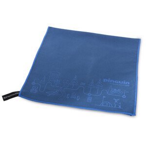 Ručník Pinguin Micro Towel Map S Barva: modrá