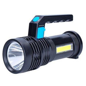 Nabíjecí svítilna Solight LED svítilna s rukojetí a bočním světlem
