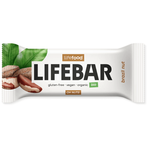 Tyčinka Lifefood Lifebar tyčinka brazilská RAW BIO 40 g Příchuť: exotic / Barva: hnědá