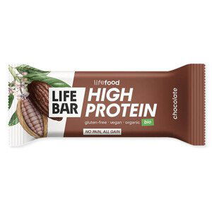 Tyčinka Lifefood Lifebar Protein tyčinka čokoládová BIO 40 g Příchuť: čokoláda / Barva: hnědá