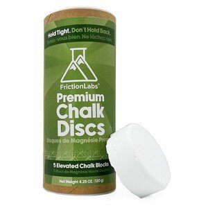 Magnézium FrictionLabs Premium Chalk Disc 120 g Barva: zelená