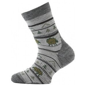 Dětské ponožky Lasting ponožky TJL Velikost ponožek: 24-28 (XXS)/ Barva: šedá