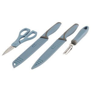 Sada nožů Outwell Chena Knife Set Peeler Scissor Barva: hnědá