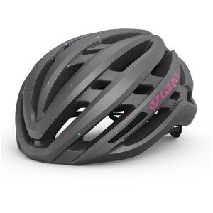 Cyklistická helma Giro Agilis W Velikost helmy: 51-55 cm / Barva: černá/růžová