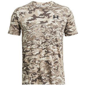 Pánské triko Under Armour ABC Camo SS Velikost: XL / Barva: hnědá/šedá