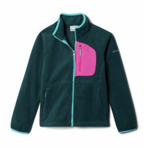 Dětská mikina Columbia Fast Trek™ III Fleece Full Zip Dětská velikost: M / Barva: modrá/růžová