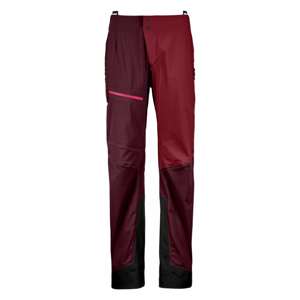 Dámské kalhoty Ortovox 3L Ortler Pants W (2022) Velikost: S / Barva: vínová