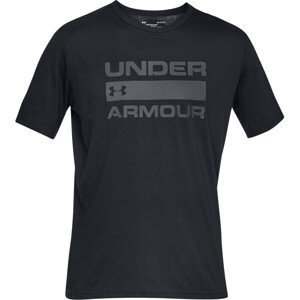Pánské triko Under Armour Team Issue Wordmark SS Velikost: M / Barva: černá/šedá
