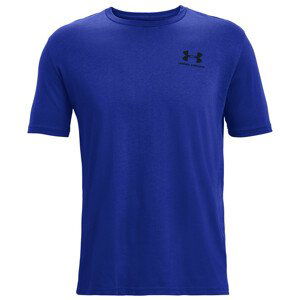 Pánské triko Under Armour Sportstyle Left Chest SS Velikost: S / Barva: tmavě modrá