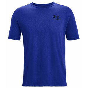 Pánské triko Under Armour Sportstyle Left Chest SS Velikost: XXL / Barva: tmavě modrá