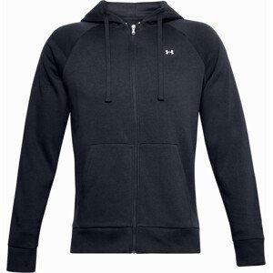 Pánská mikina Under Armour Rival Fleece FZ Hoodie 2022 Velikost: L / Barva: černá/bílá