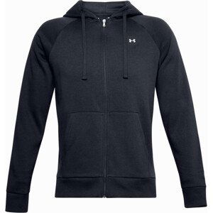 Pánská mikina Under Armour Rival Fleece FZ Hoodie Velikost: S / Barva: černá/bílá