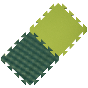 Yate pěnový koberec Barva: zelená/světle zelená