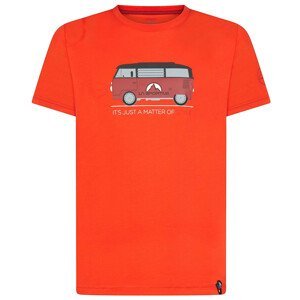 Pánské triko La Sportiva Van T-Shirt M Velikost: L / Barva: červená