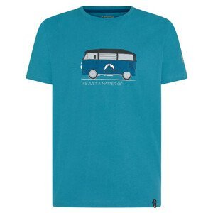 Pánské triko La Sportiva Van T-Shirt M Velikost: XL / Barva: modrá/žlutá