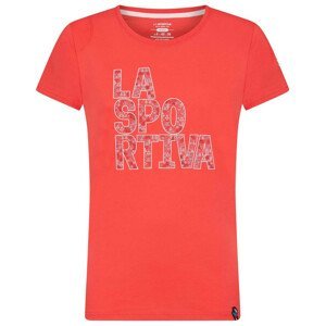 Dámské triko La Sportiva Pattern T-Shirt W Velikost: S / Barva: červená