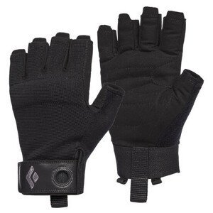 Ferratové rukavice Black Diamond Crag Half-Finger Gloves Velikost rukavic: L / Barva: černá
