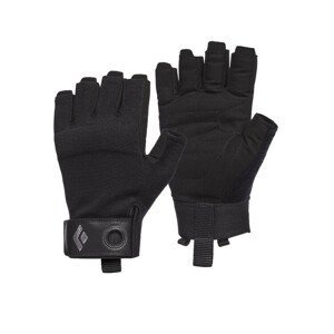 Ferratové rukavice Black Diamond Crag Half-Finger Gloves Velikost rukavic: XL / Barva: černá