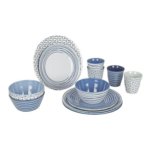 Sada nádobí Bo-Camp Mix & Match 16 100% Melamine Barva: modrá