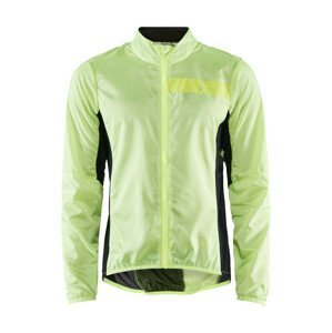 Pánská cyklistická bunda Craft Essence Light Wind Velikost: M / Barva: žlutá