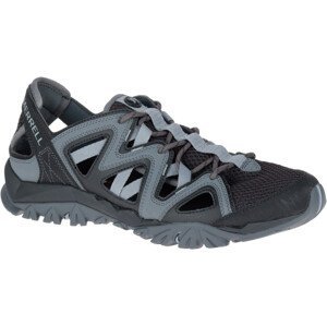 Pánské sandály Merrell Tetrex Crest Wrap Velikost bot (EU): 44 / Barva: černá/šedá