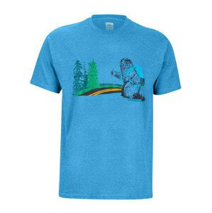 Pánské triko Marmot Trek Tee SS Velikost: XXL / Barva: modrá