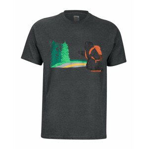 Pánské triko Marmot Trek Tee SS Velikost: M / Barva: šedá