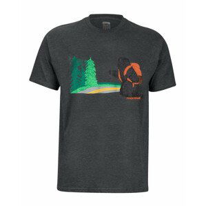 Pánské triko Marmot Trek Tee SS Velikost: L / Barva: šedá