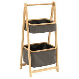 Úložné koše Outwell Padres Storage Rack M Barva: šedá/hnědá