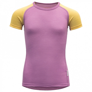Dětské triko Devold Breeze Kid T-Shirt Dětská velikost: 92 / Barva: fialová