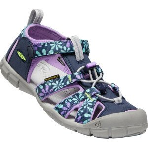 Dětské sandály Keen Seacamp II CNX JR Velikost bot (EU): 38 / Barva: tmavě fialová/růžová
