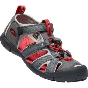 Dětské sandály Keen Seacamp II CNX K Velikost bot (EU): 31 / Barva: šedá/červená